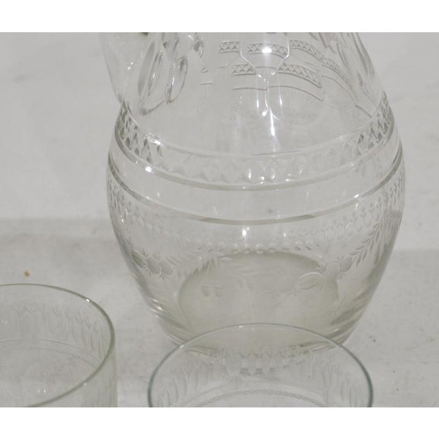 Glass Swedish Glass Set, 1880s, Set of 8 For Sale - Image 7 of 9