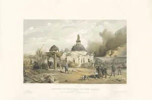 W. Simpson, A Church, Crimean War, 1855, Print