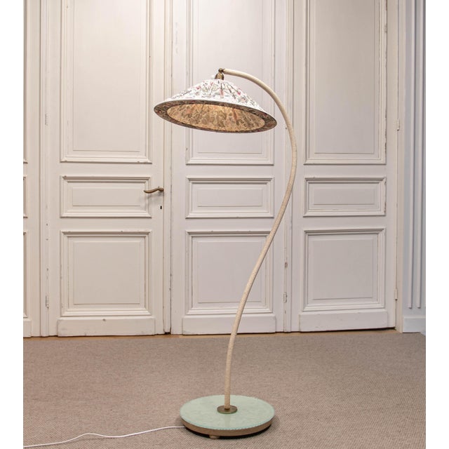 Arc Floor Lamp attributed to Iwo, Sweden, 1930s For Sale - Image 14 of 14