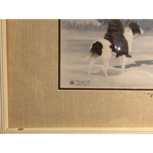 Gray Marguerite Fields "Valley of Eagles" Signed & Numbered Lithograph 403/500 (1987) For Sale - Image 8 of 12