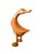 Mid 20th Century Duck Hand-Carved Natural Wooden Duck Sculpture – Organic Modern Folk Art Figurine, Sustainable Bamboo Root Decor For Sale - Image 4 of 17