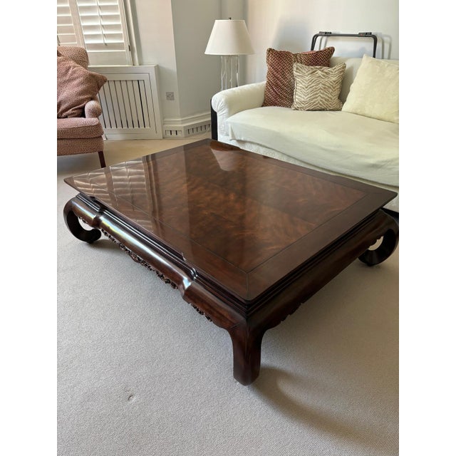 Traditional Attributed Ralph Lauren Beekman Cocktail Table For Sale - Image 3 of 4