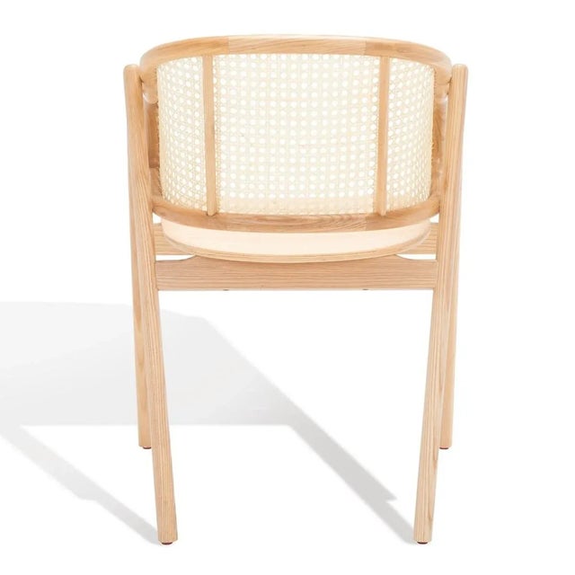 Emmy Rattan Back Dining Chair - Natural For Sale In Philadelphia - Image 6 of 11