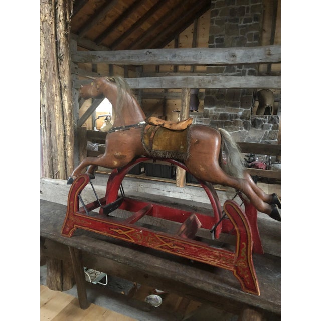 19th Century Folk Art Hobby Horse Toy For Sale - Image 13 of 13