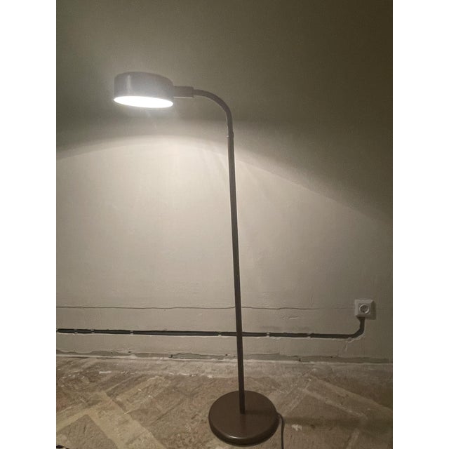 Metal Brown Standing Light by Hala Zeist, 1950 For Sale - Image 7 of 10