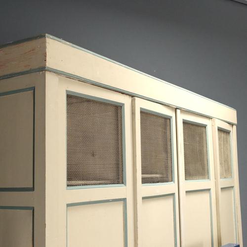 Wood Lacquered Fir Pantry Cabinet For Sale - Image 7 of 11