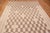 Charming Light Brown Cream Contemporary Checkboard Design Modern Area Rug, Country of origin: Central Asia, Circa date:...