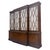 Large 8' Wide Mahogany Two Part individual Glass Panels Breakfront MINT