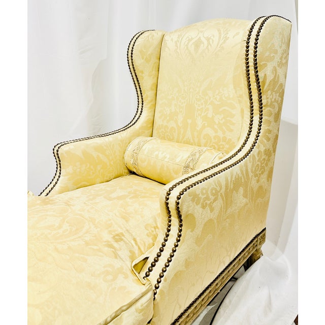 Mid 20th Century Mid 20th Century Louis XVI Chaise Lounge For Sale - Image 5 of 6
