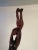Brown 1960s Rosewood Sculpture of Man and Woman For Sale - Image 8 of 13