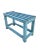Mid 20th Century Rustic Blue Painted Bench For Sale - Image 5 of 9