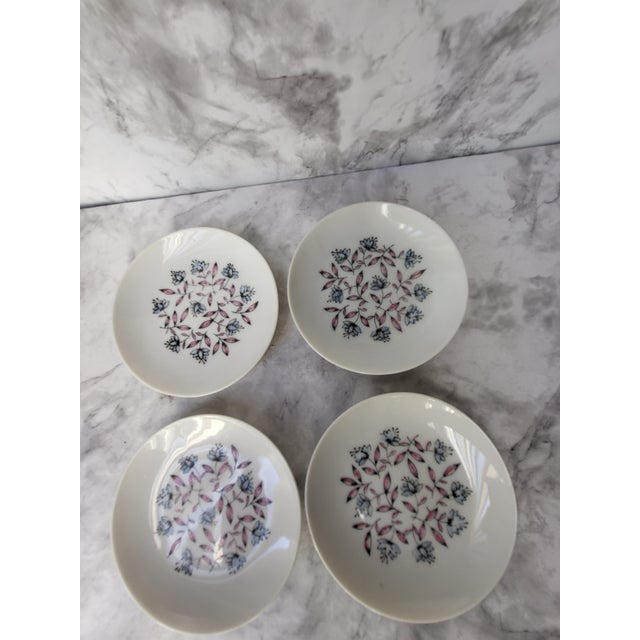 Vintage Japanese Butter Pat Plates - Set of 4 For Sale In San Francisco - Image 6 of 8