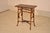 Brown 19th Century French Tortoise Bamboo Side Table With Chinoiserie Decoration For Sale - Image 8 of 8