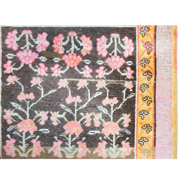 Brown Early 20th Century Central Asian Khotan Rug For Sale - Image 8 of 13