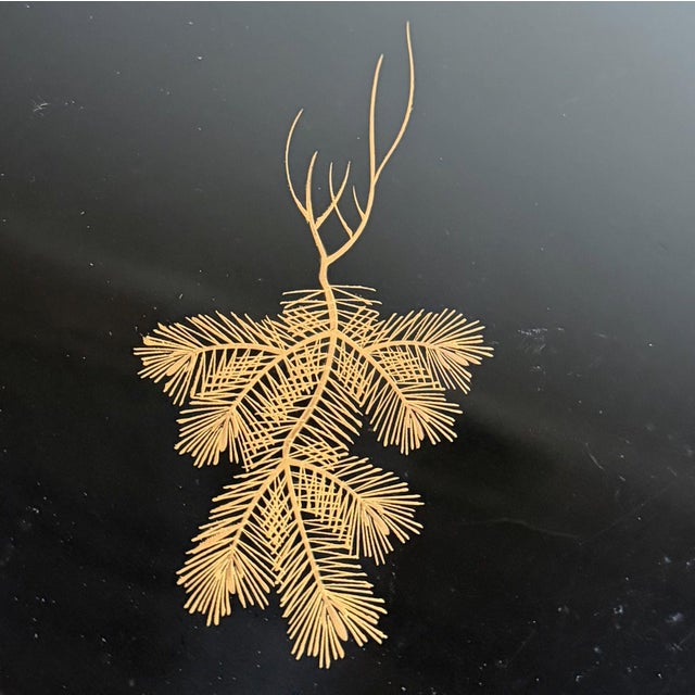 Japanese Lacquerware Tray with Gold Decoration, 1930s For Sale - Image 14 of 18