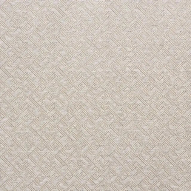 Sample - Schumacher Eberly Fabric in Taupe For Sale