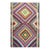 1940s Diamond Multicolor Turkish Decorative Flaweave Wool Kilim 6' 6" X 11' Rug For Sale