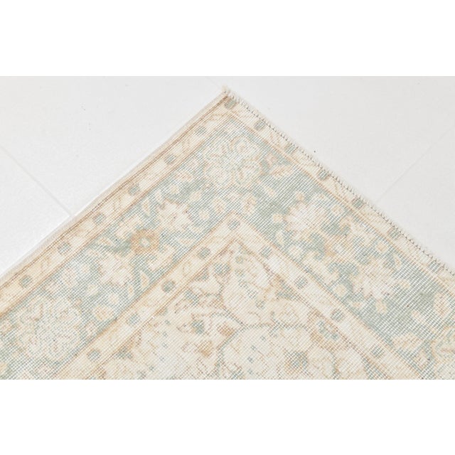 Vintage Wool & Cotton Rug For Sale - Image 11 of 18