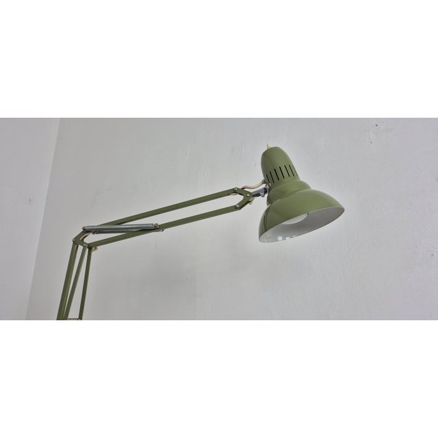 Vintage Green Table Lamp from Ledu, Sweden, 1960s For Sale - Image 9 of 18
