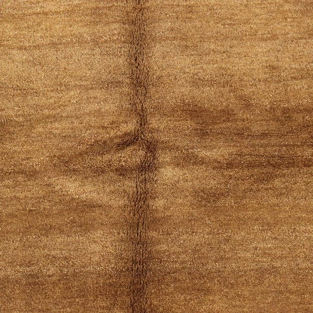 Early 20th Century Handmade Gabbeh Rug in Wool, India, 1900s For Sale - Image 5 of 9