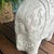 Alabaster Vintage Mexican Cast Concrete Folk Art Elephant Table With Glass Top For Sale - Image 8 of 12