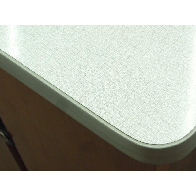 Mid-Century Walnut Office Desk, 1950s For Sale - Image 13 of 18