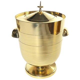 1950s Vintage Tommi Pazinger for Dorlyn Brass Ice/Champagne Bucket For Sale