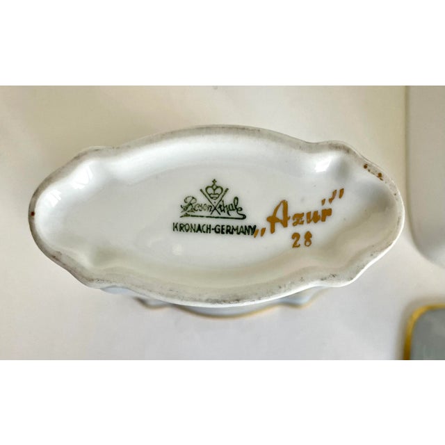 Light Gray Mid-Century Rosenthal Azur Kronach-Germany Smoking Vanity Set For Sale - Image 8 of 11