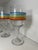 1970’s Set of 5 Colorful Rainbow Striped Fiesta Ware Wine - Water Goblets For Sale In Sacramento - Image 6 of 9