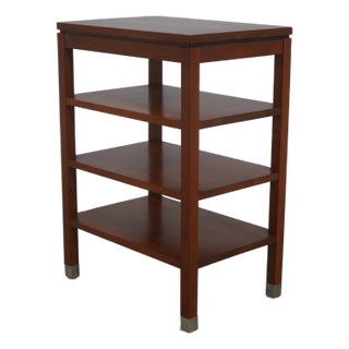 Stickley Cherry 4 Tier Open End Table For Sale