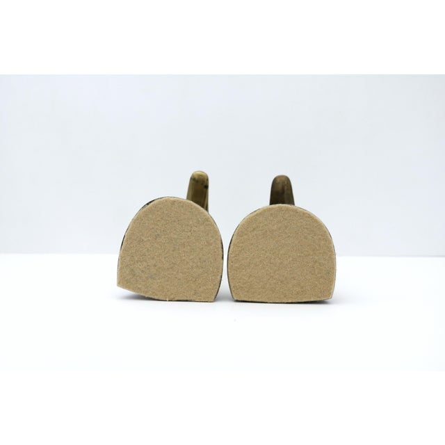 Metal Vintage Brass Duck Bookends, a Pair For Sale - Image 7 of 8
