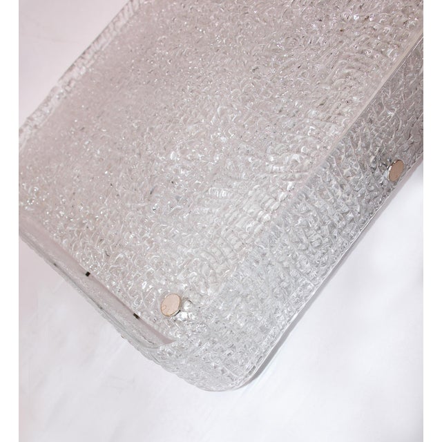 1960s German Frosted Glass and Metal Ceiling Lamp from Kaiser Idell/Kaiser Leuchten, 1960s For Sale - Image 5 of 7