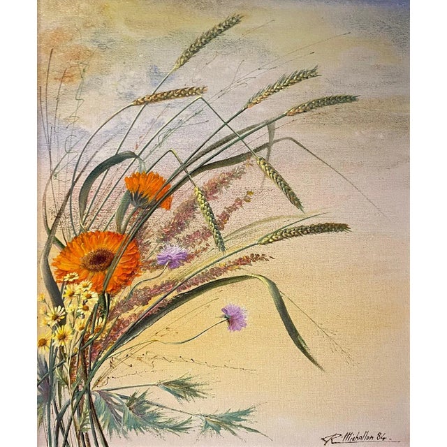 René Michallon is a French artist born in 1928 and died in 2009. This work is sold with frame Total size with frame 58x67...