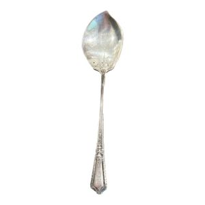 1920s Jelly Spoon Made by Towle Silversmiths in D’Orleans Pattern Sterling Silver