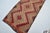 1960s Ruby- Red Color Geometric Pattern Handmade Kilim Runner For Sale In Phoenix - Image 6 of 11
