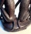 Brown Vintage African Folk Art 2 Hand Carved Wooden Monkeys Figurine For Sale - Image 8 of 10