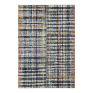 Chris Loves Julia x LoloiHumphrey Plum / Multi 18" x 18" Sample Rug