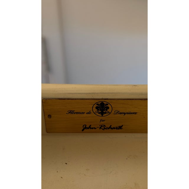 Elegant Florence de Dampierre for John-Richard side table featuring a sophisticated antique-inspired design with luxurious...