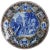 Large Dutch Delft Tin Glazed Pottery Polychrome Religious Scene Plate For Sale - Image 11 of 11