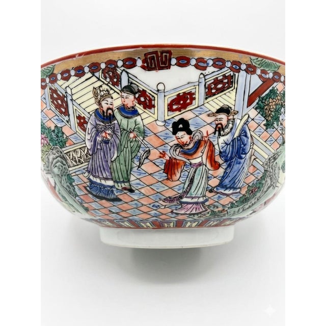 Antique Chinese Famille Rose / Rose Medallion porcelain bowl