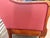 Art Deco Pair of Vintage Biedermeier Style Upholstered Club Chairs With Pink Diamond Upholstery For Sale - Image 3 of 12