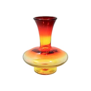 Vintage Used Burnt Orange Vases Chairish