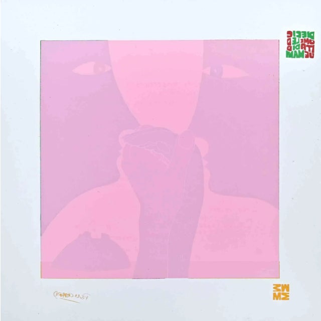 Fluire con Te - Diecicomeleditadiduemani is a color silk-screen print on acetates, realized in 1973 by the artist Ennio...