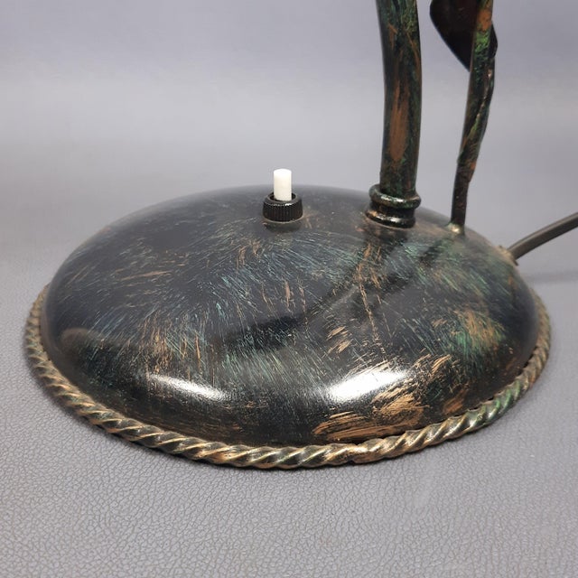 Modern Calla Metal and Glass Table Lamp by Simon Saronni For Sale - Image 10 of 15