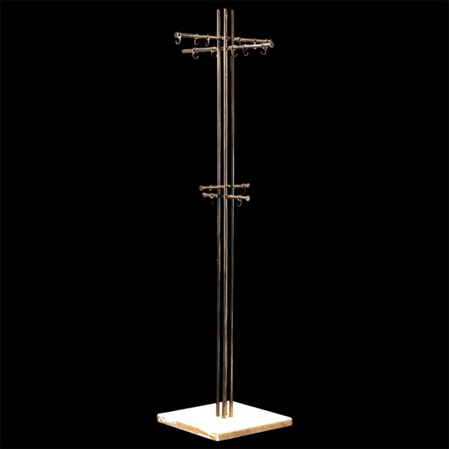 Hollywood Regency Floor Coat Rack by Renato Zevi for Metalarte, 1970s For Sale - Image 10 of 10