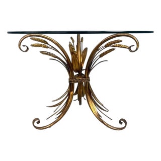 Vintage Hollywood Regency Side Table, 1970 For Sale