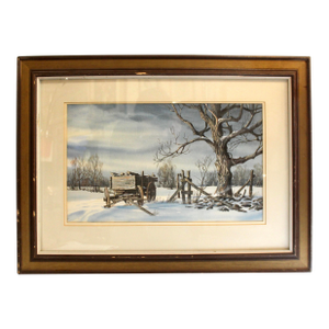 'Winter' 1980 by Jack Wemp (1925-2005)