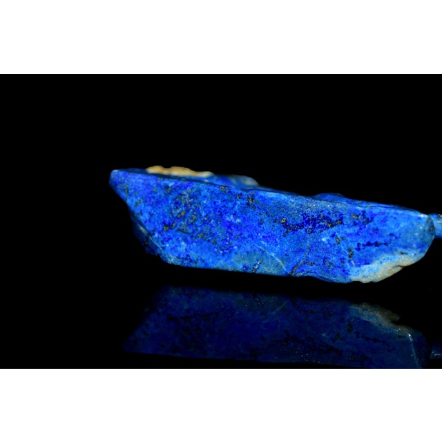 Lapis Lazuli Tiger Sculpture Natural Large Gemstone 9" Paperweight For Sale - Image 10 of 10