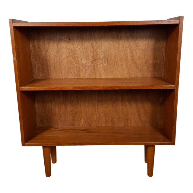 Small Mid-Century Danish Teak Bookcase, 1960s For Sale