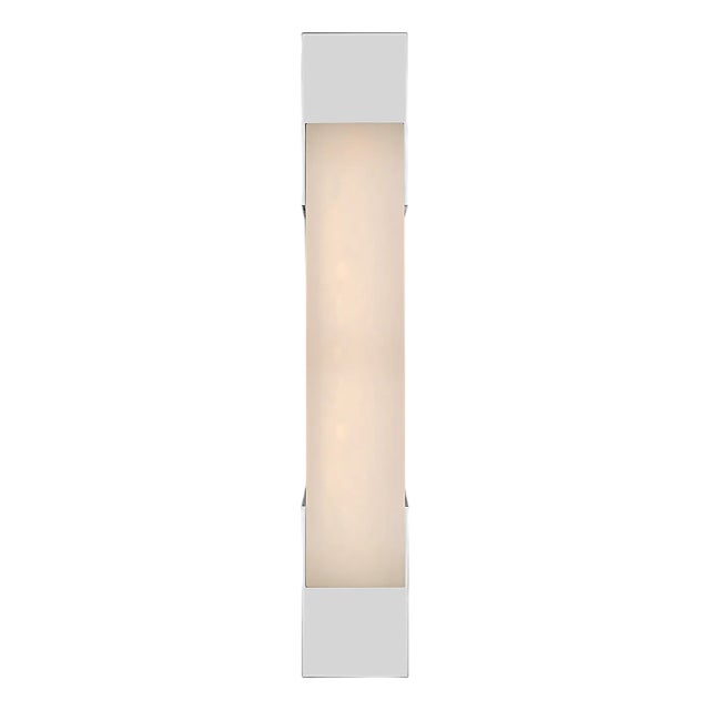 Covet 16" Bracketed Bath Light in Polished Nickel with Alabaster Designer: Kelly Wearstler Finish: Polished Nickel Height:...